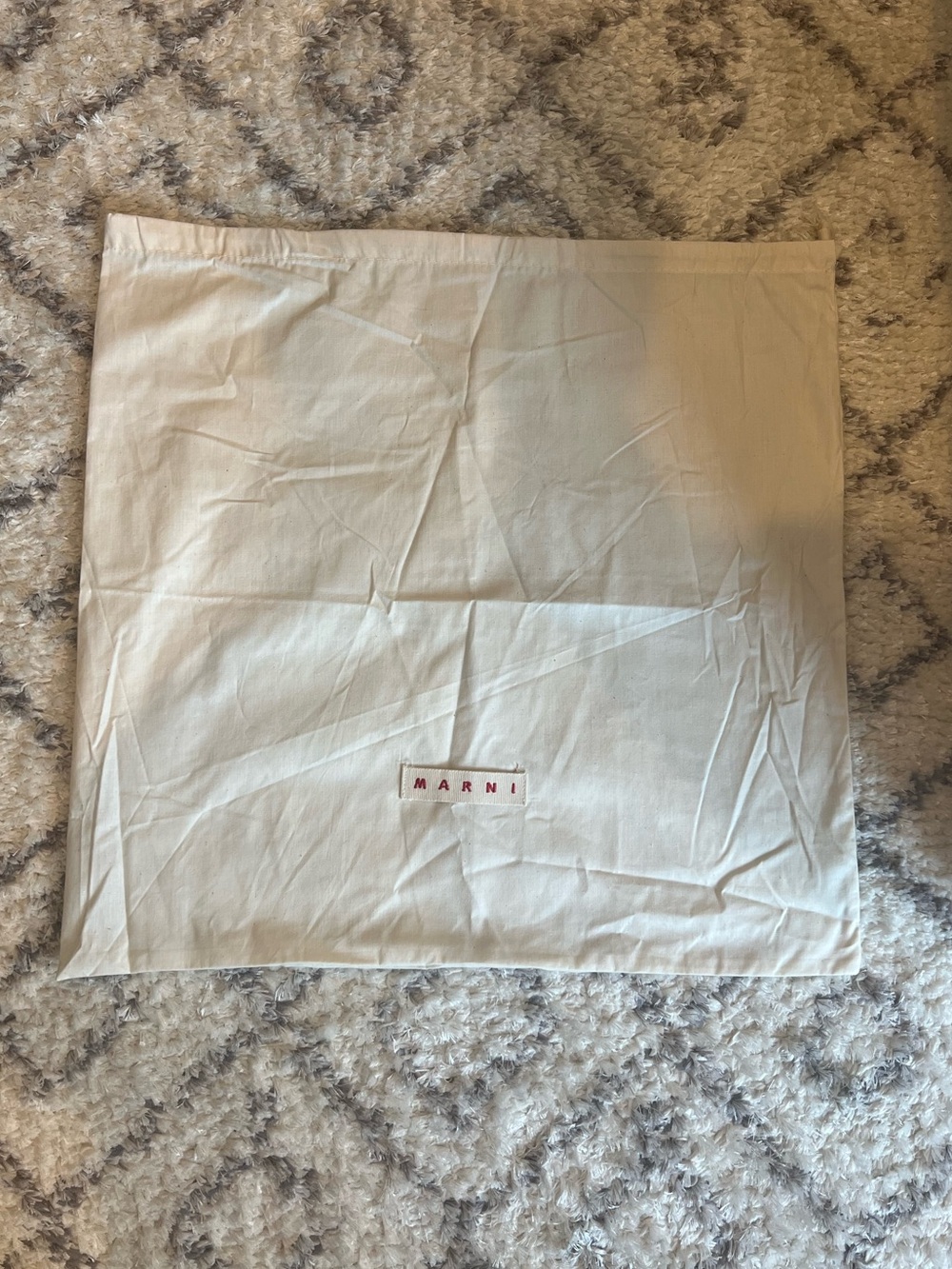 Marni Cream Dust Bag / Pouch